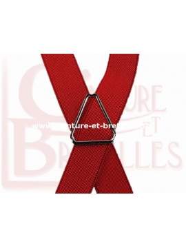 bretelles rouges 18mm fab France