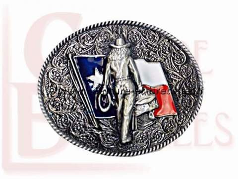 Boucle de ceinture texas cowgirl