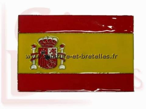 boucle de ceinture drapeau Espagne